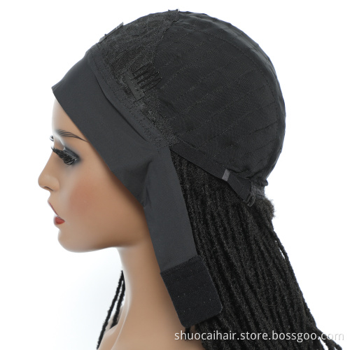 Long dreads Locks Afro pre loop Crochet Box Braids  Synthetic Hair for Women Faux locs dreadlocks Hair Wigs For Black Women